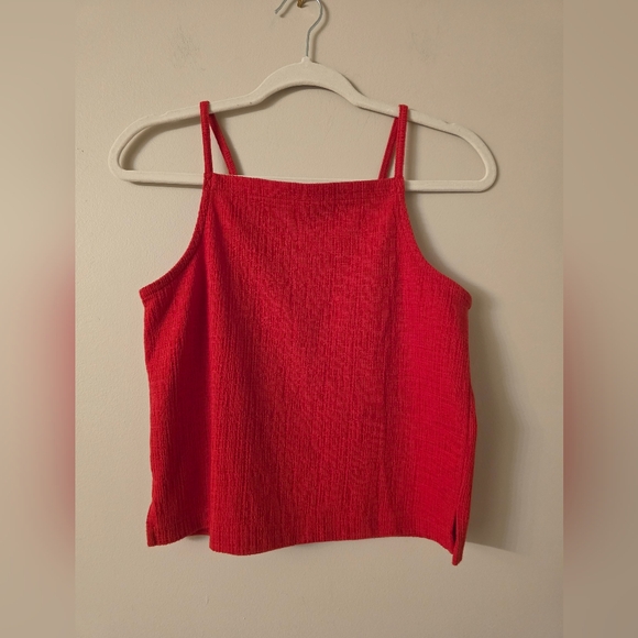 Madewell Red Apron Tank - Picture 3 of 9